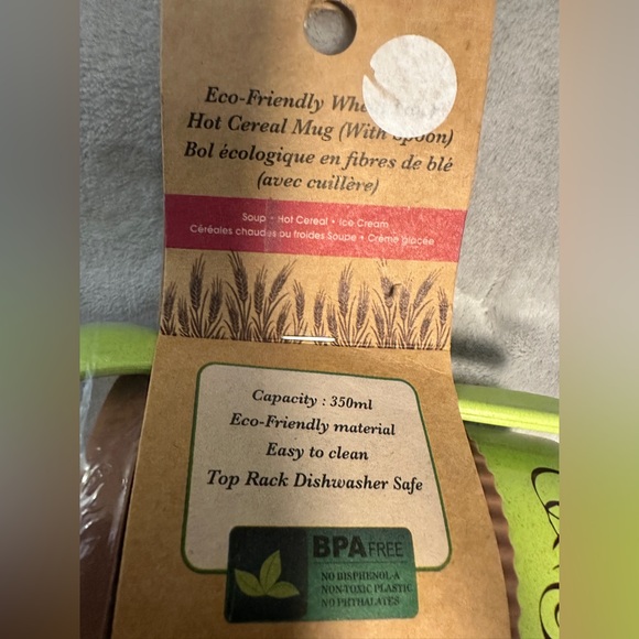 Keka Wheat Cup with Spoon eco friendly - Picture 1 of 5